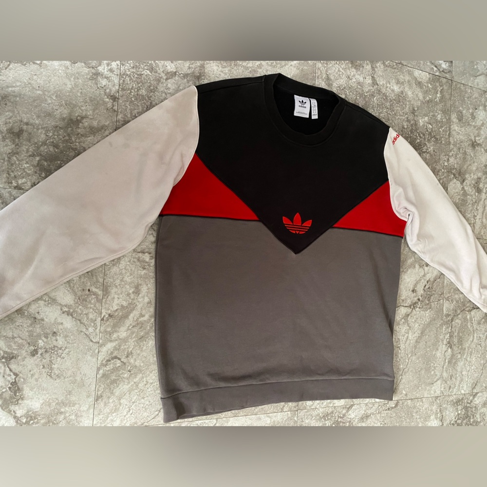 Adidas Tri-Tone Crewneck Sweatshirt